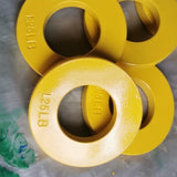 Maxbell 2 Pieces Fractional Weight Plates Color Coded for Strength Training Portable yellow 1.25LB