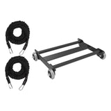 Maxbell Glute Ham Glider Sturdy Glute Trainer Roller for Women Men Adults Hip Raises