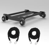 Maxbell Glute Ham Glider Sturdy Glute Trainer Roller for Women Men Adults Hip Raises