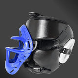 Maxbell Boxing Face Cover Face Guard Gym Protective Gear Karate Sparring Face Shield Blue