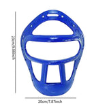 Maxbell Boxing Face Cover Face Guard Gym Protective Gear Karate Sparring Face Shield Blue