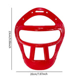 Maxbell Boxing Face Cover Face Guard Gym Protective Gear Karate Sparring Face Shield Red