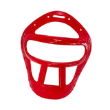 Maxbell Boxing Face Cover Face Guard Gym Protective Gear Karate Sparring Face Shield Red