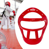 Maxbell Boxing Face Cover Face Guard Gym Protective Gear Karate Sparring Face Shield Red