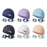 Maxbell Swim Goggles & Swim Cap Set Eyewear Comfortable Lightweight Swimming Goggles Black