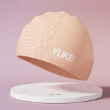 Maxbell Swim Goggles & Swim Cap Set Eyewear Comfortable Lightweight Swimming Goggles Light Orange