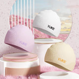 Maxbell Swim Goggles & Swim Cap Set Eyewear Comfortable Lightweight Swimming Goggles Light Orange