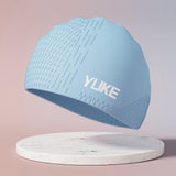 Maxbell Swim Goggles & Swim Cap Set Eyewear Comfortable Lightweight Swimming Goggles Light Blue