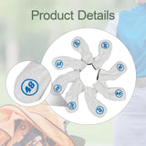 Maxbell 8Pcs Golf Iron Head Covers Golfer Gift Golf Wedge Covers Set Protector Guard White