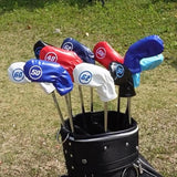 Maxbell 8Pcs Golf Iron Head Covers Golfer Gift Golf Wedge Covers Set Protector Guard White