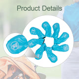 Maxbell 8Pcs Golf Iron Head Covers Golfer Gift Golf Wedge Covers Set Protector Guard Light Blue