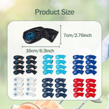 Maxbell 8Pcs Golf Iron Head Covers Golfer Gift Golf Wedge Covers Set Protector Guard Light Blue