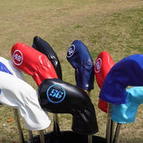 Maxbell 8Pcs Golf Iron Head Covers Golfer Gift Golf Wedge Covers Set Protector Guard Light Blue