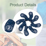 Maxbell 8Pcs Golf Iron Head Covers Golfer Gift Golf Wedge Covers Set Protector Guard Dark Blue