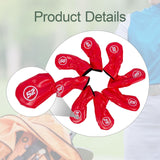 Maxbell 8Pcs Golf Iron Head Covers Golfer Gift Golf Wedge Covers Set Protector Guard Red