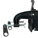 Maxbell Boat Bracket Hinge Assembly 12V Electric Motor Thruster Bracket Professional with Adjustment Ring