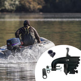Maxbell Boat Bracket Hinge Assembly 12V Electric Motor Thruster Bracket Professional with Adjustment Ring
