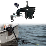 Maxbell Boat Bracket Hinge Assembly 12V Electric Motor Thruster Bracket Professional with Adjustment Ring