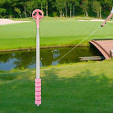 Maxbell Golf Ball Retriever for Water Telescopic Extendable Lightweight Golf Grabber pink