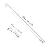 Maxbell Golf Ball Retriever for Water Telescopic Extendable Lightweight Golf Grabber orange