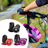 Maxbell Bike Handlebar Plug Practical Replacement Sturdy Professional Aluminum Alloy Black