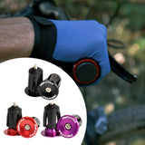 Maxbell Bike Handlebar Plug Practical Replacement Sturdy Professional Aluminum Alloy Black