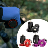 Maxbell Bike Handlebar Plug Practical Replacement Sturdy Professional Aluminum Alloy Black