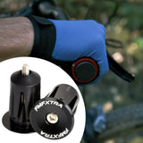 Maxbell Bike Handlebar Plug Practical Replacement Sturdy Professional Aluminum Alloy Black