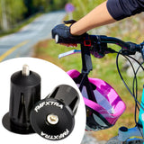 Maxbell Bike Handlebar Plug Practical Replacement Sturdy Professional Aluminum Alloy Black
