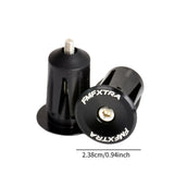 Maxbell Bike Handlebar Plug Practical Replacement Sturdy Professional Aluminum Alloy Black