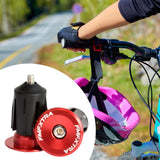 Maxbell Bike Handlebar Plug Practical Replacement Sturdy Professional Aluminum Alloy Red