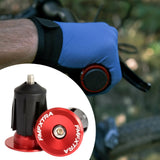 Maxbell Bike Handlebar Plug Practical Replacement Sturdy Professional Aluminum Alloy Red