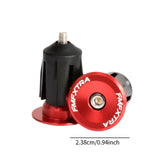 Maxbell Bike Handlebar Plug Practical Replacement Sturdy Professional Aluminum Alloy Red