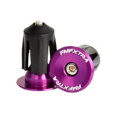 Maxbell Bike Handlebar Plug Practical Replacement Sturdy Professional Aluminum Alloy Purple