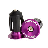 Maxbell Bike Handlebar Plug Practical Replacement Sturdy Professional Aluminum Alloy Purple
