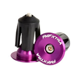 Maxbell Bike Handlebar Plug Practical Replacement Sturdy Professional Aluminum Alloy Purple