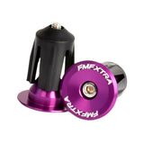 Maxbell Bike Handlebar Plug Practical Replacement Sturdy Professional Aluminum Alloy Purple