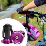 Maxbell Bike Handlebar Plug Practical Replacement Sturdy Professional Aluminum Alloy Purple