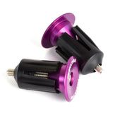 Maxbell Bike Handlebar Plug Practical Replacement Sturdy Professional Aluminum Alloy Purple