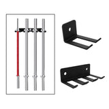 Maxbell Barbell Holder Space Saving Practical Wall Mounted for Home Garage Accessory hold 1 Barbell