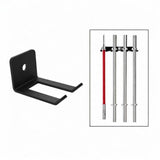 Maxbell Barbell Holder Space Saving Practical Wall Mounted for Home Garage Accessory hold 1 Barbell