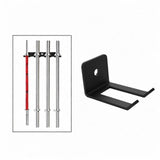 Maxbell Barbell Holder Space Saving Practical Wall Mounted for Home Garage Accessory hold 1 Barbell