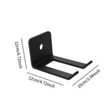 Maxbell Barbell Holder Space Saving Practical Wall Mounted for Home Garage Accessory hold 1 Barbell