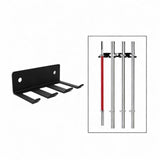 Maxbell Barbell Holder Space Saving Practical Wall Mounted for Home Garage Accessory hold 3 Barbell