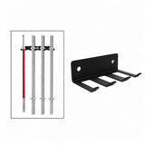 Maxbell Barbell Holder Space Saving Practical Wall Mounted for Home Garage Accessory hold 3 Barbell