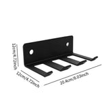 Maxbell Barbell Holder Space Saving Practical Wall Mounted for Home Garage Accessory hold 3 Barbell