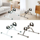 Maxbell Stepper Pedal Exerciser Compact Fitness Indoor Mini Under Desk Exercise Bike White