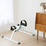 Maxbell Stepper Pedal Exerciser Compact Fitness Indoor Mini Under Desk Exercise Bike White