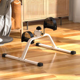 Maxbell Stepper Pedal Exerciser Compact Fitness Indoor Mini Under Desk Exercise Bike White