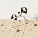 Maxbell Stepper Pedal Exerciser Compact Fitness Indoor Mini Under Desk Exercise Bike White